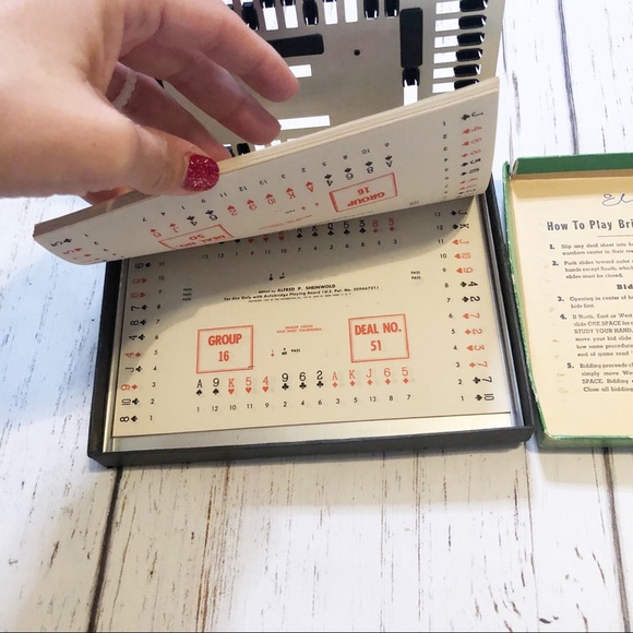 Auto Bridge deluxe pocket model vintage game 1959 made in USA mechanical - Picture 13 of 13